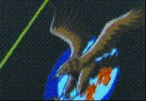 “粽子机”尾翼上的鹘鹰标志 “粽子机”尾翼上的鹘鹰标志